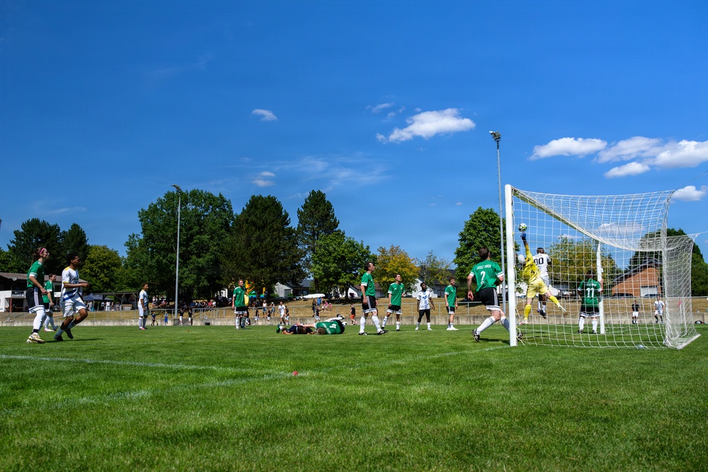Spangdahlem Air Base takes on Rheinland-Pfalz Justice Institution in annual soccer friendly