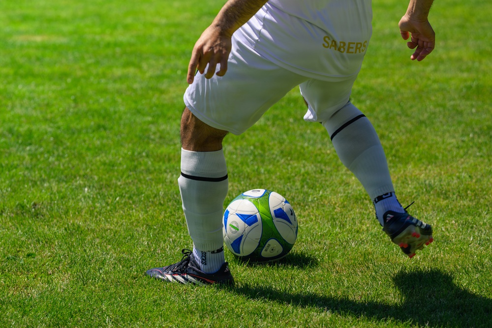 Spangdahlem Air Base takes on Rheinland-Pfalz Justice Institution in annual soccer friendly