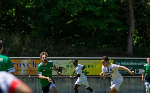 Spangdahlem Air Base takes on Rheinland-Pfalz Justice Institution in annual soccer friendly