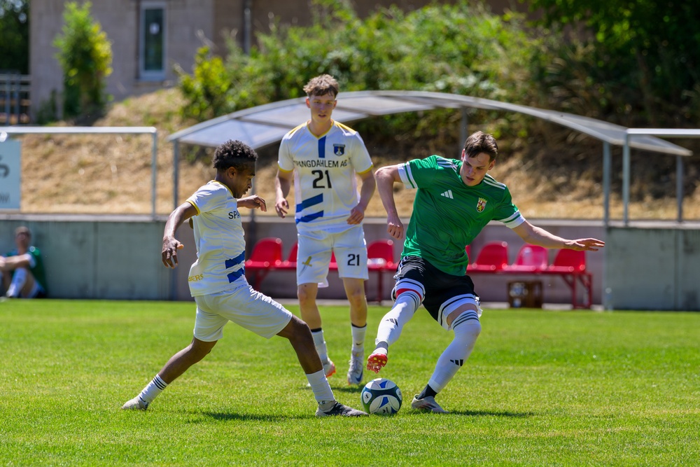 Spangdahlem Air Base takes on Rheinland-Pfalz Justice Institution in annual soccer friendly