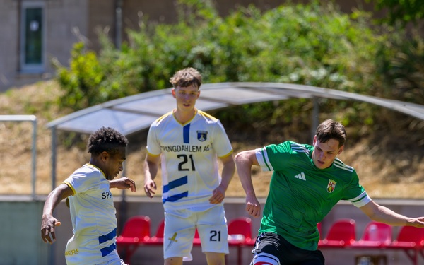 Spangdahlem Air Base takes on Rheinland-Pfalz Justice Institution in annual soccer friendly