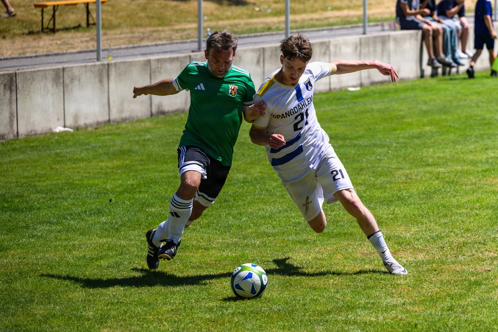 Spangdahlem Air Base takes on Rheinland-Pfalz Justice Institution in annual soccer friendly