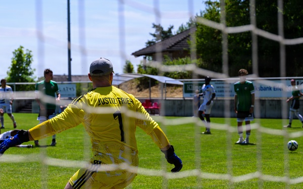 Spangdahlem Air Base takes on Rheinland-Pfalz Justice Institution in annual soccer friendly