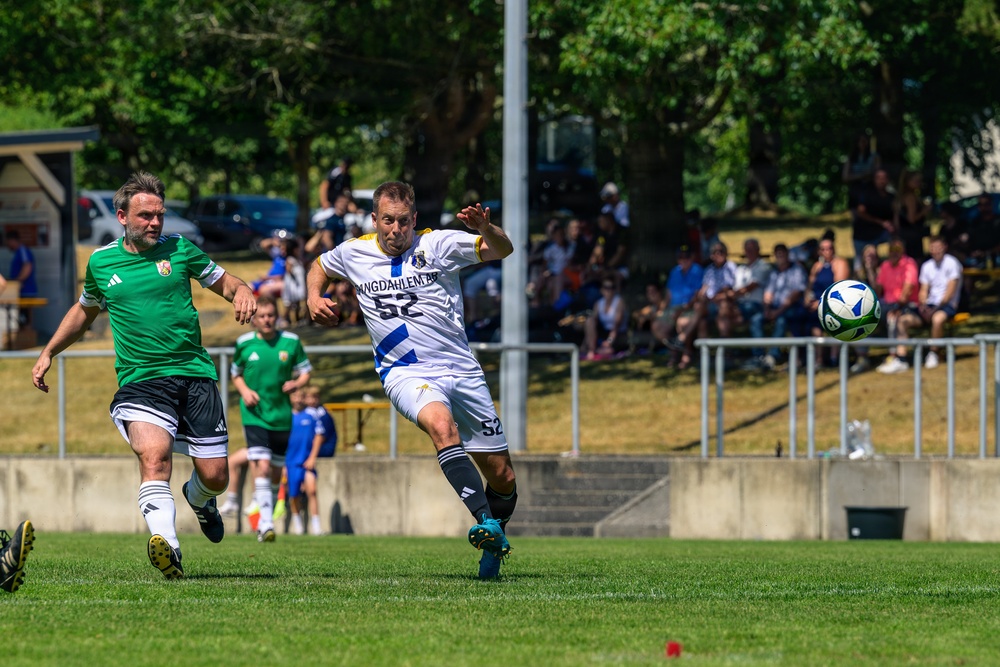 Spangdahlem Air Base takes on Rheinland-Pfalz Justice Institution in annual soccer friendly