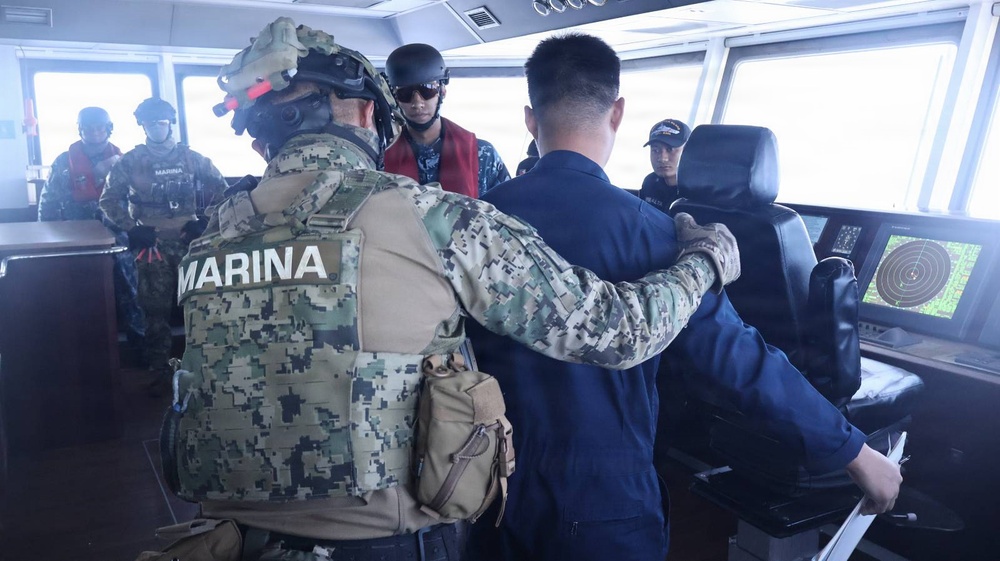 Philippine Coast Guard conducts security operations exercise with U.S. Coast Guard and Mexican Navy during RIMPAC 2026