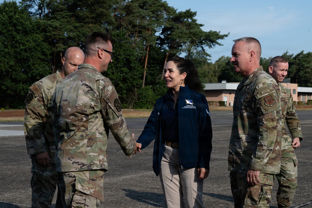 CMSAF visits 701st Munitions Support Squadron at Kleine Brogel Air Base, Belgium