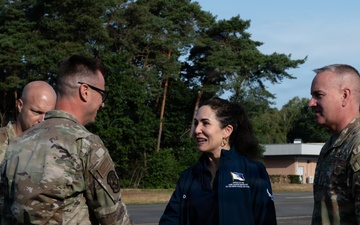 CMSAF visits 701st Munitions Support Squadron at Kleine Brogel Air Base, Belgium
