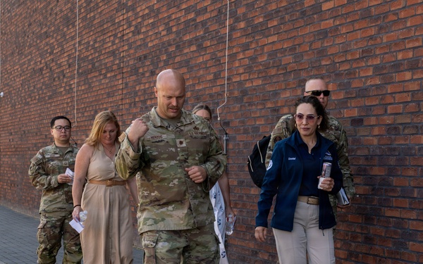 CMSAF visits 701st Munitions Support Squadron at Kleine Brogel Air Base, Belgium