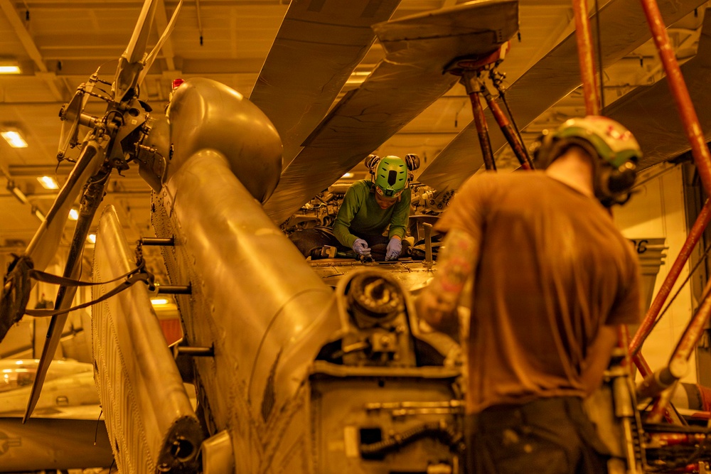Abraham Lincoln Conducts Operations