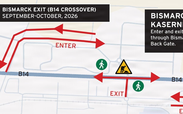 Construction detour - Bismarck Exit