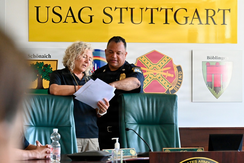USAG Stuttgart hosts Böblingen Criminal Police to strengthen local law enforcement partnerships