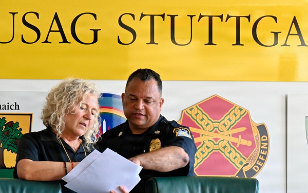 USAG Stuttgart hosts Böblingen Criminal Police to strengthen local law enforcement partnerships