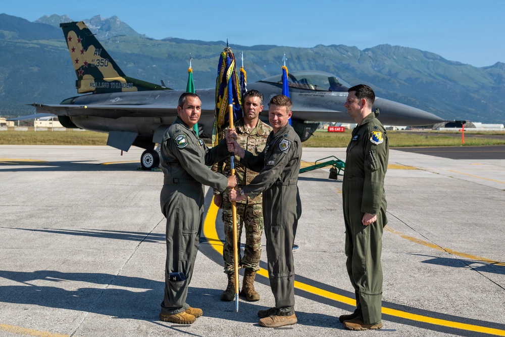 555 Fighter Squadron Change of Command