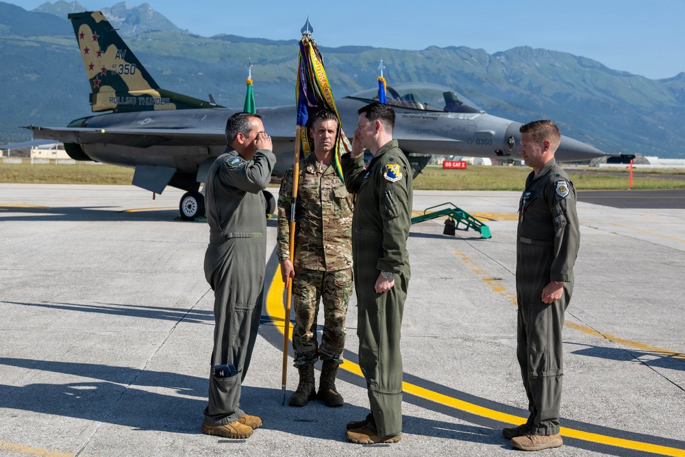 555 Fighter Squadron Change of Command
