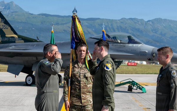 555 Fighter Squadron Change of Command
