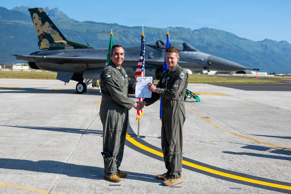 555 Fighter Squadron Change of Command