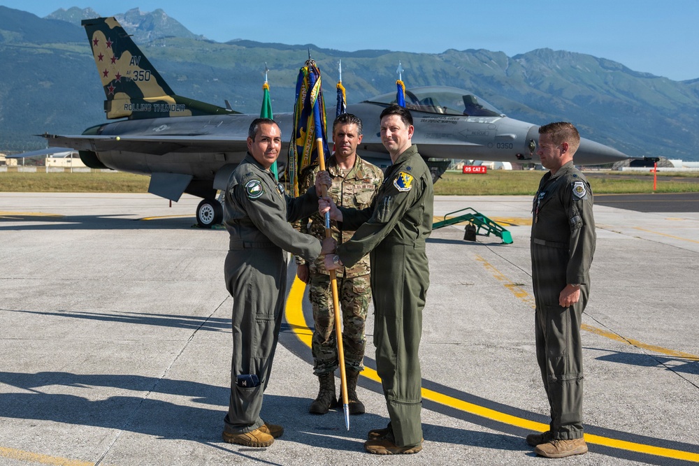 555 Fighter Squadron Change of Command