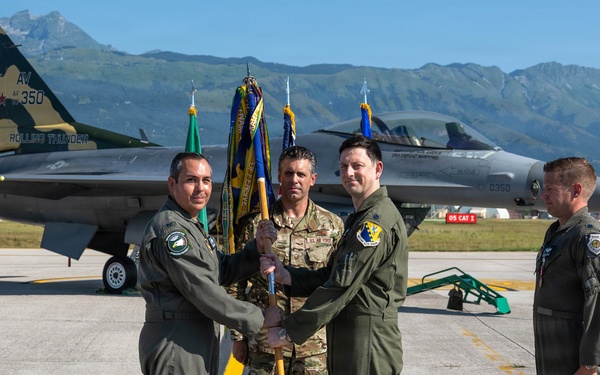 555 Fighter Squadron Change of Command