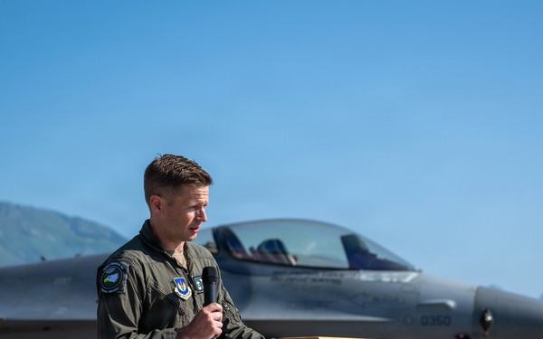 555 Fighter Squadron Change of Command