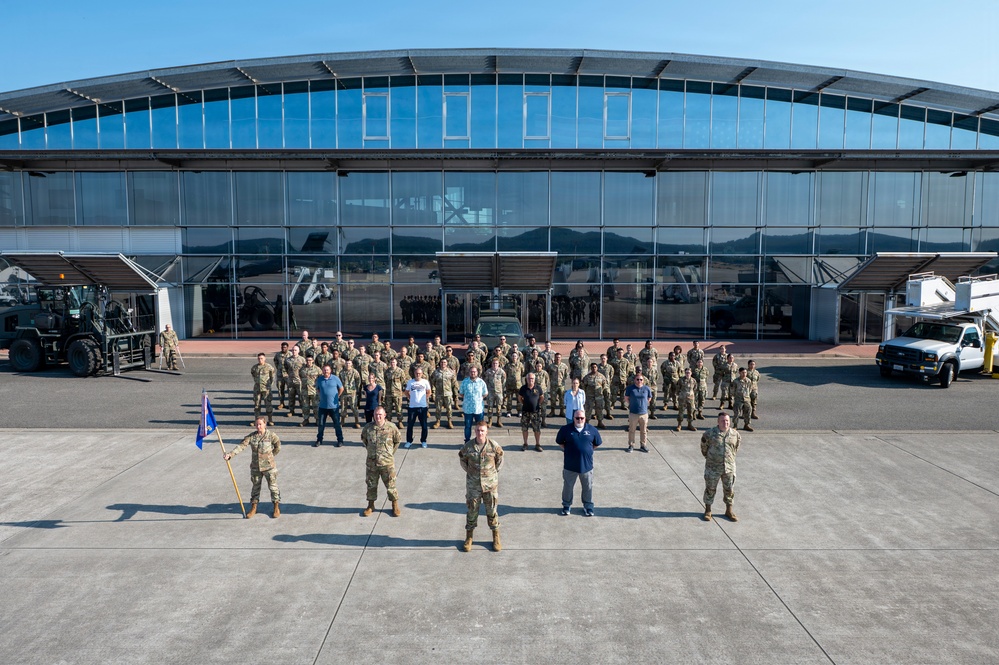 721st Aerial Port Squadron Group Photo for Terminal of the Year
