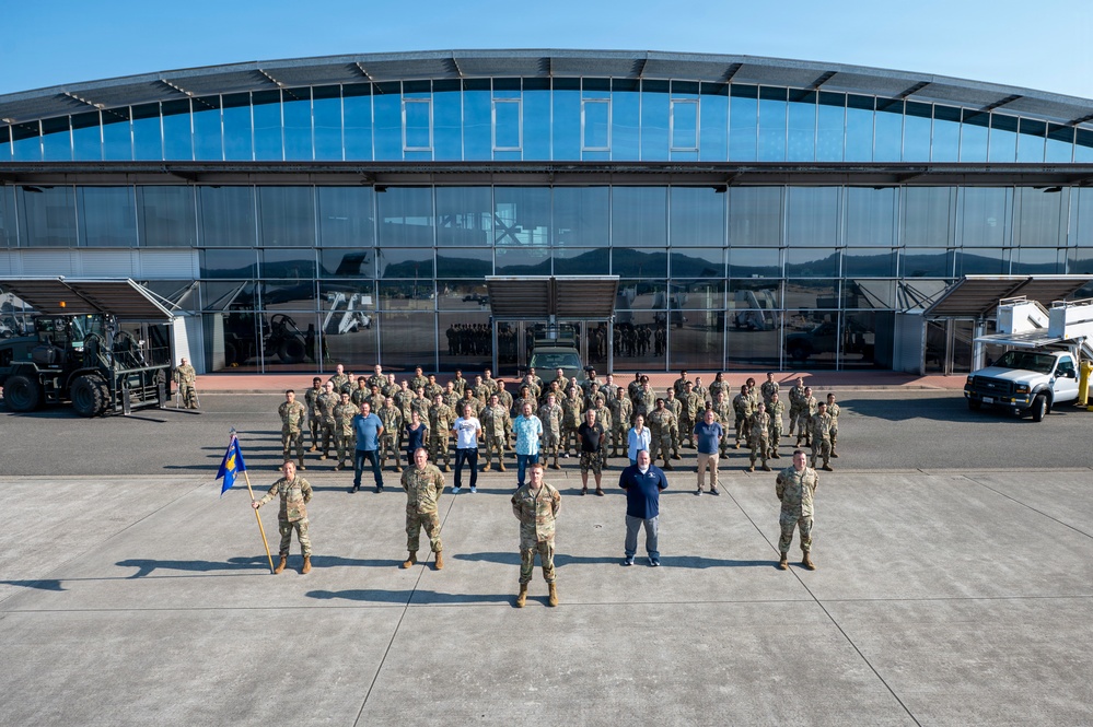 721st Aerial Port Squadron Group Photo for Terminal of the Year