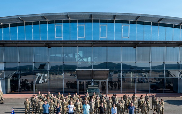 721st Aerial Port Squadron Group Photo for Terminal of the Year