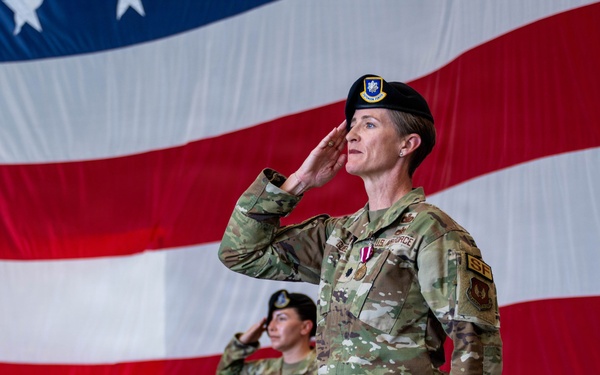 31st Fighter Wing security forces change of command
