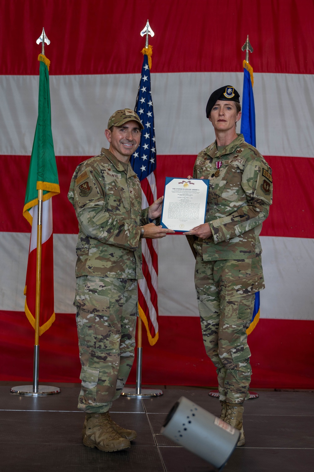 31st Fighter Wing holds security forces change of command