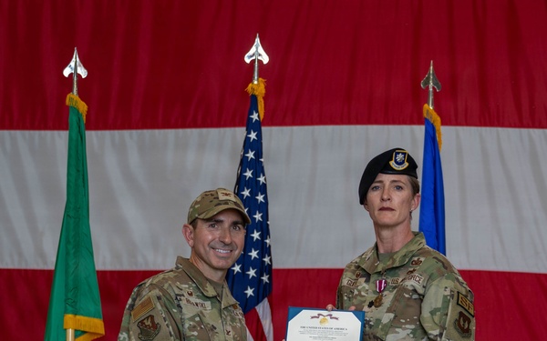 31st Fighter Wing security forces change of command