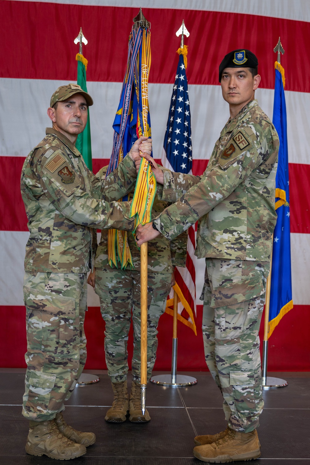 31st Fighter Wing holds security forces change of command