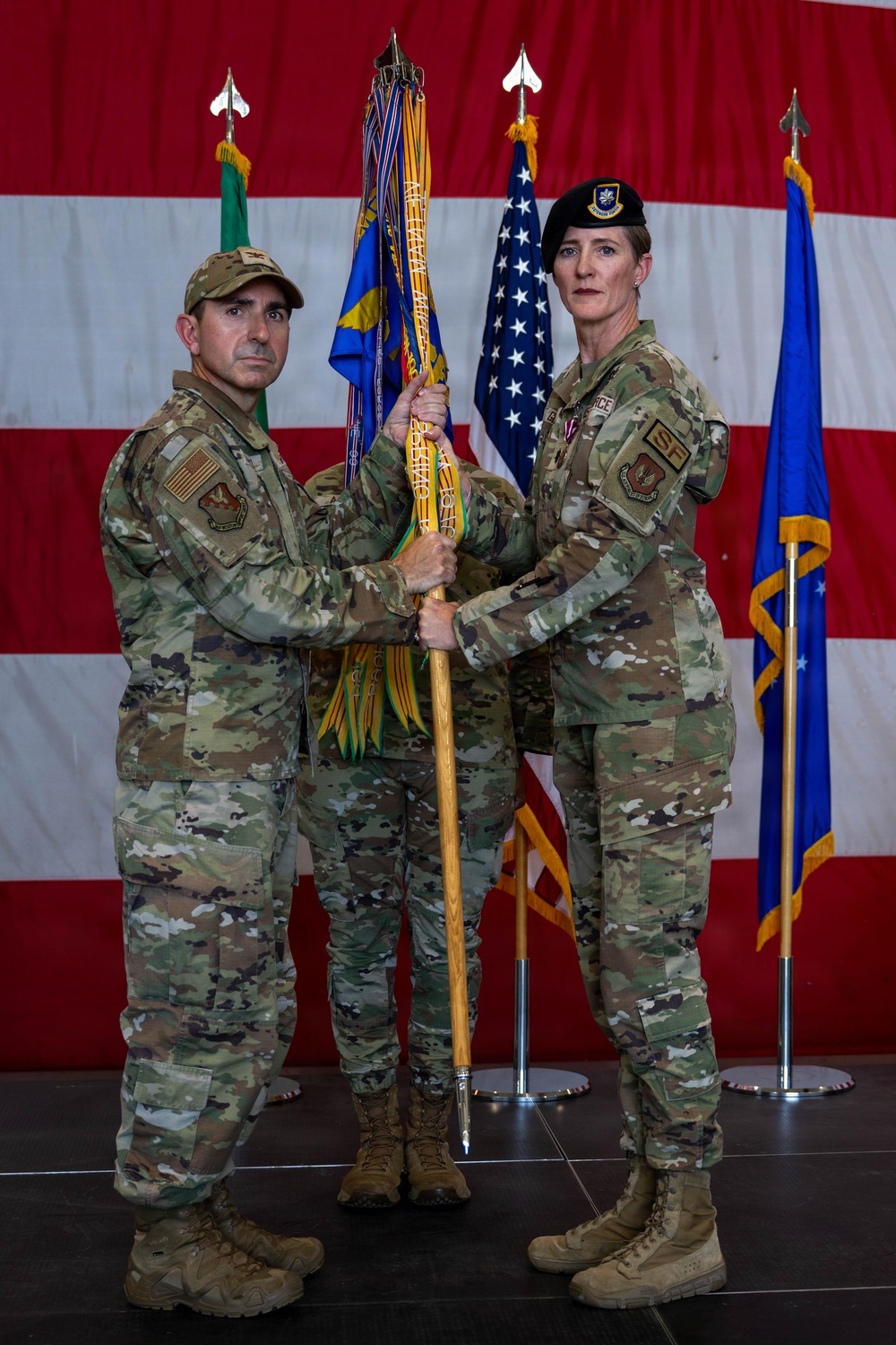 31st Fighter Wing holds security forces change of command