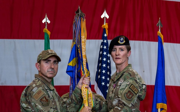 31st Fighter Wing security forces change of command