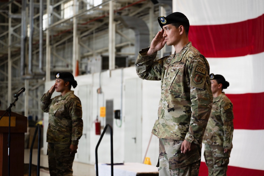 31st Fighter Wing holds security forces change of command