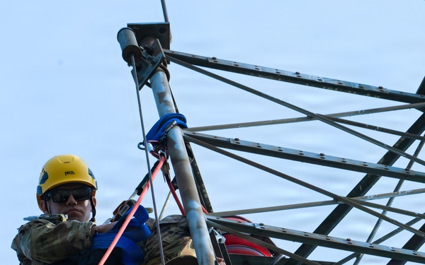 Tower Climbing with the 213th Engineering Installation Squadron