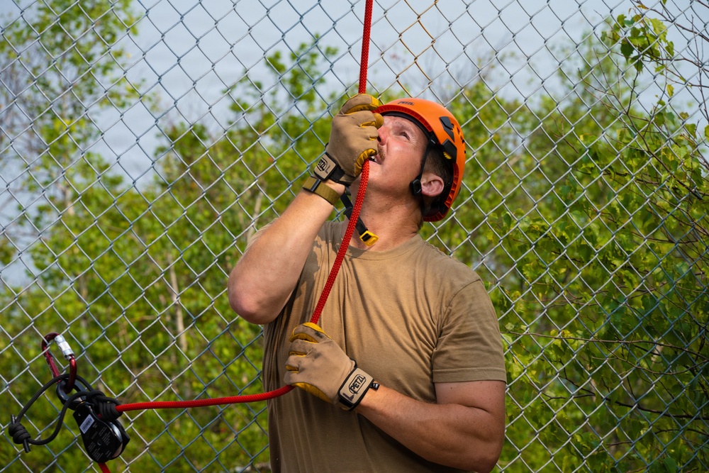 Tower Climbing with the 213th Engineering Installation Squadron
