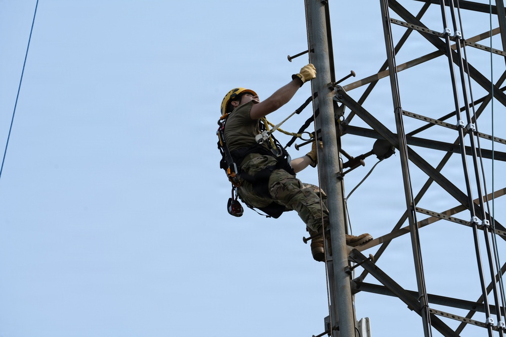 Tower Climbing with the 213th Engineering Installation Squadron