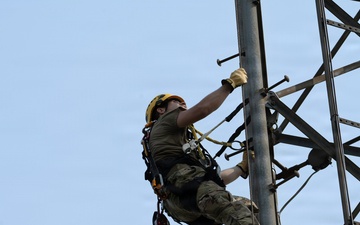 Tower Climbing with the 213th Engineering Installation Squadron