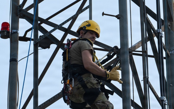 Tower Climbing with the 213th Engineering Installation Squadron