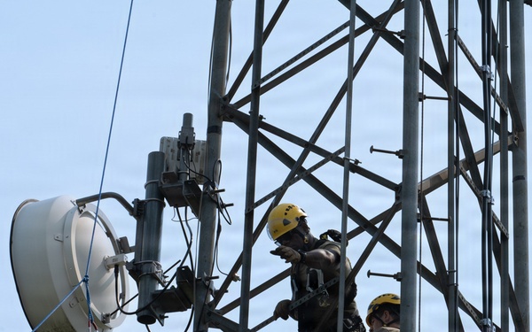 Tower Climbing with the 213th Engineering Installation Squadron