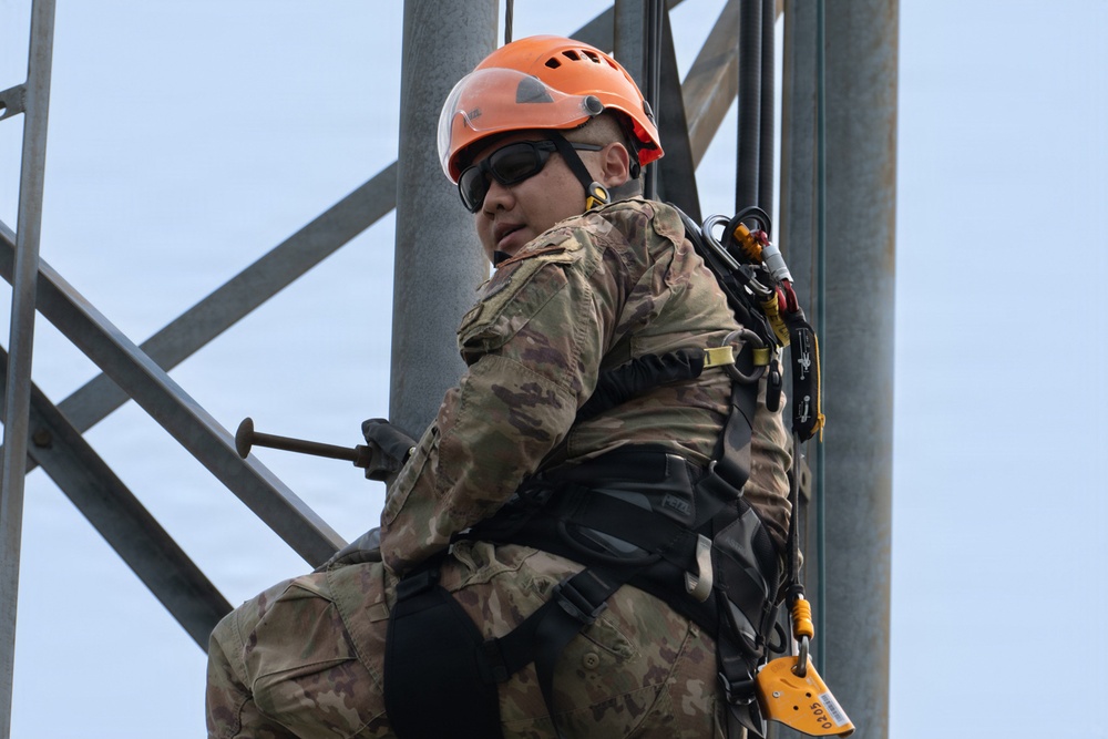 Tower Climbing with the 213th Engineering Installation Squadron