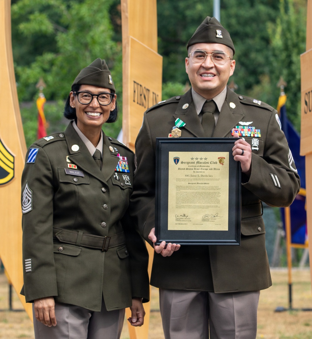 Rheinland-Pfalz Sergeant Morales Club Inducts 21st TSC Soldiers