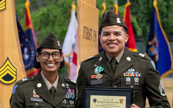 Rheinland-Pfalz Sergeant Morales Club Inducts 21st TSC Soldiers
