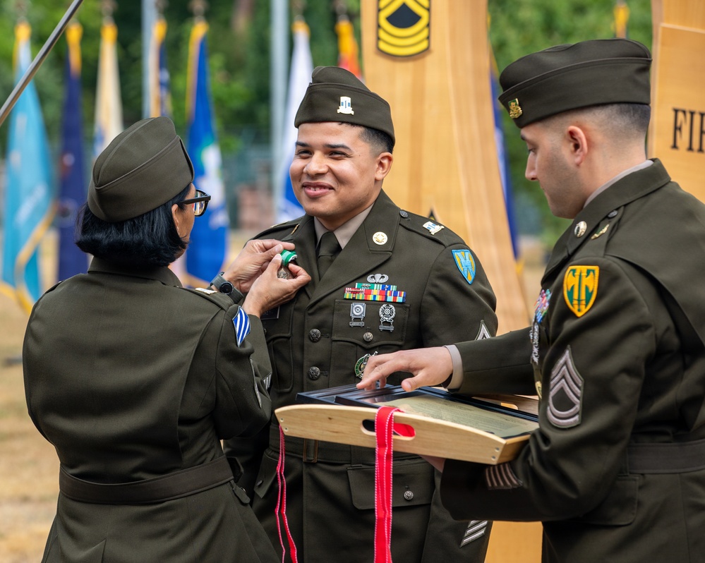 Rheinland-Pfalz Sergeant Morales Club Inducts 21st TSC Soldiers