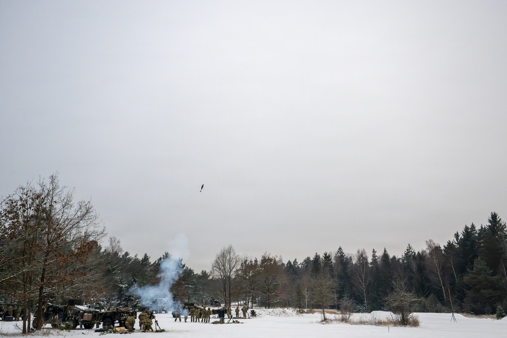 Paratroopers Conduct Mortar Gunnery at Grafenwoehr Training Area