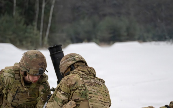 Paratroopers Conduct Mortar Gunnery at Grafenwoehr Training Area