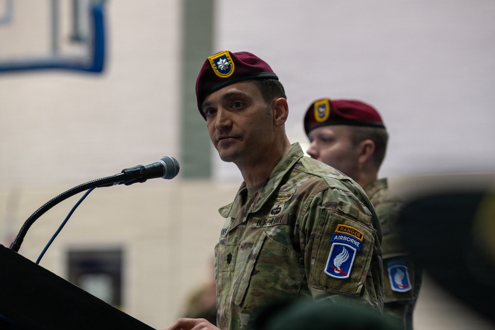 1st Squadron, 91st Cavalry Regiment Reflagging Ceremony