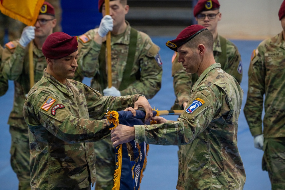 1st Squadron, 91st Cavalry Regiment Reflagging Ceremony