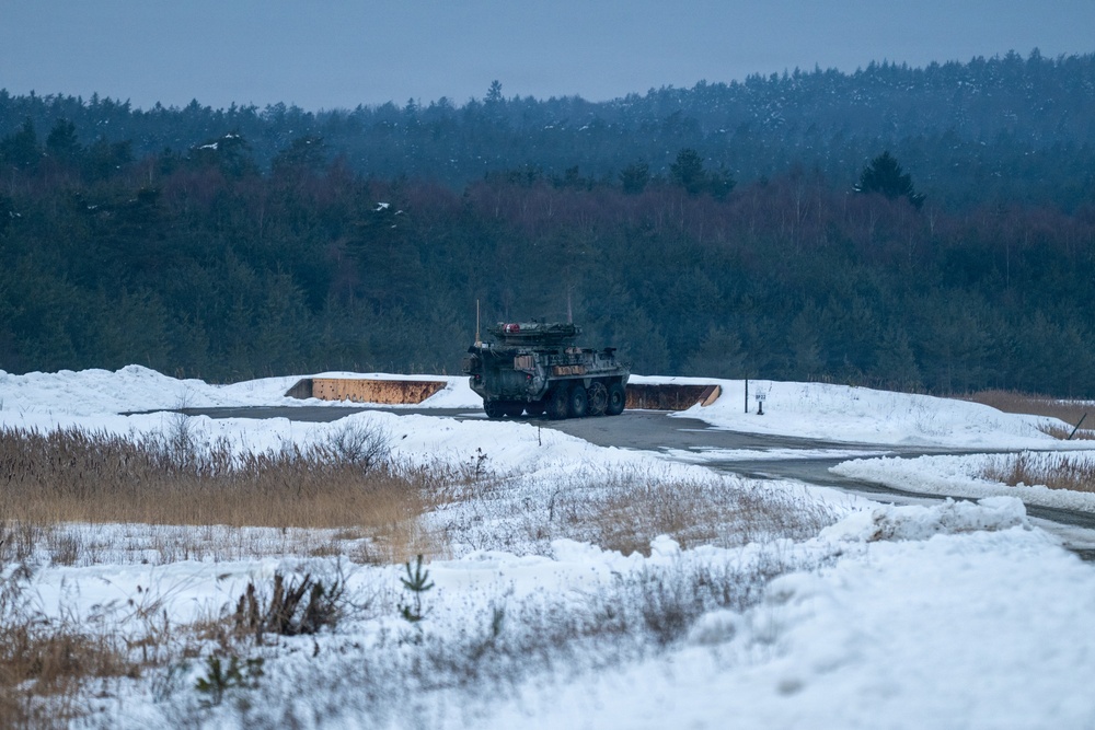 Alpha Troop, 1st Squadron, 2nd Cavalry Regiment Conducts Gunnery Training