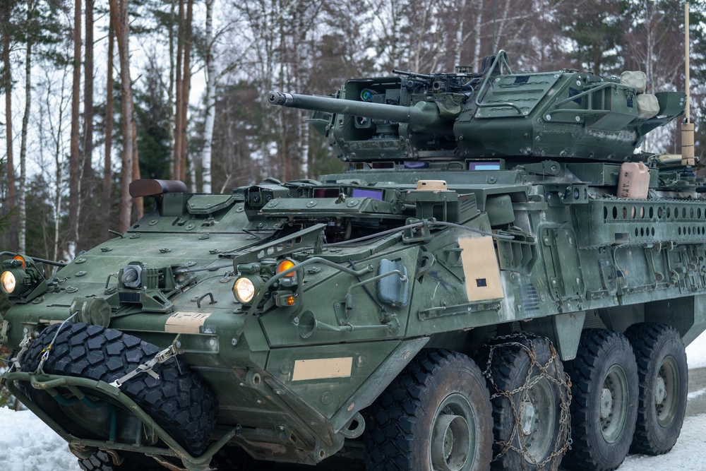 Alpha Troop, 1st Squadron, 2nd Cavalry Regiment Conducts Gunnery Training