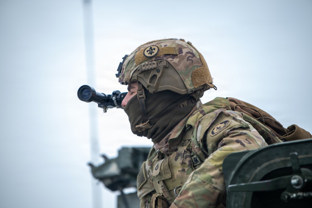 Alpha Troop, 1st Squadron, 2nd Cavalry Regiment Conducts Gunnery Training